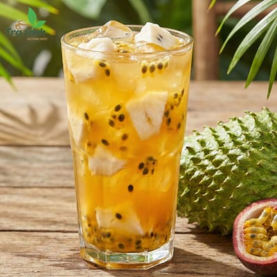 Cách làm trà mãng cầu chanh leo chuẩn công thức